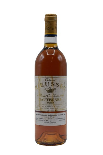 1989 Chateau Rieussec, Sauternes 750ml