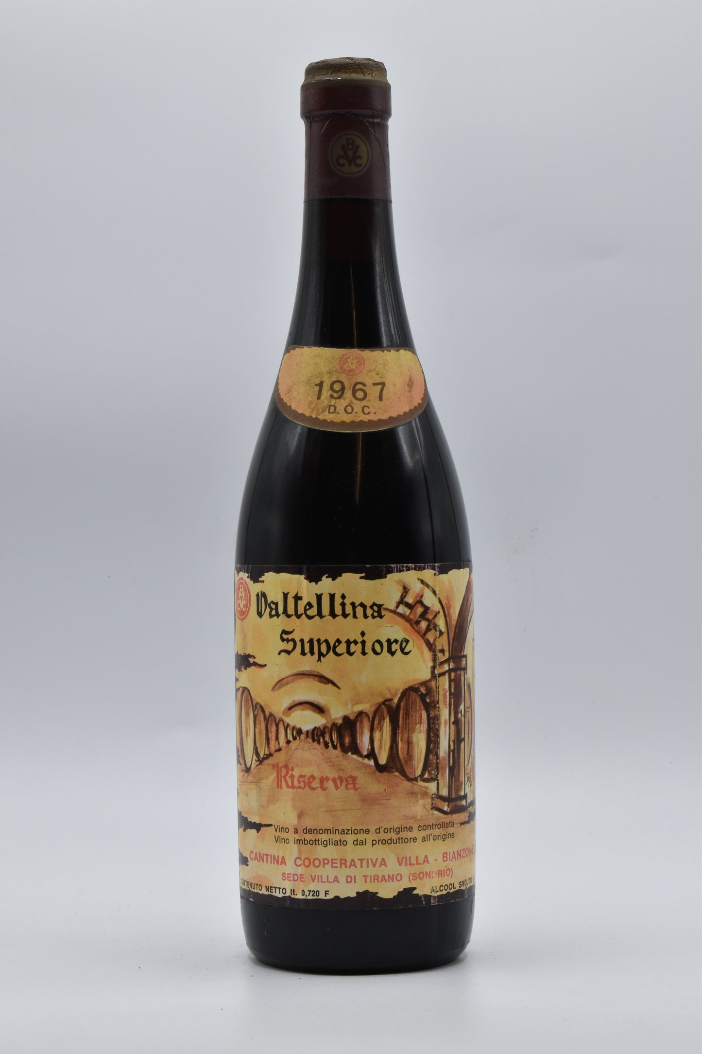 1967 Cantina Cooperativa 'Villa' Bianzone, Valtellina Superiore Riserva 750ml