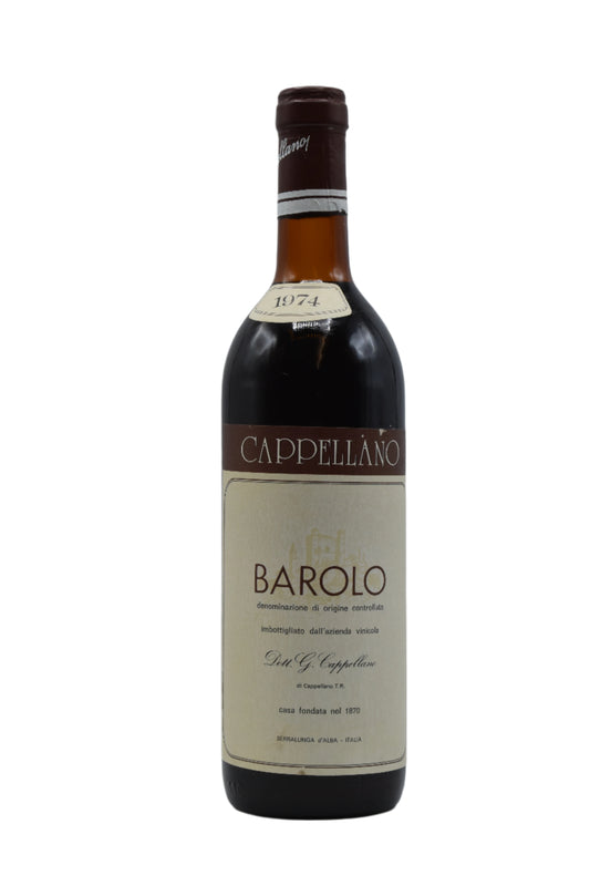 1974 Cappellano, Barolo 750ml