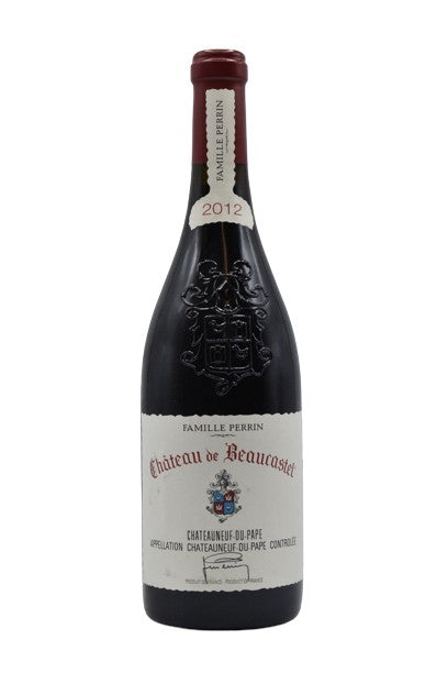 2012 Chateau de Beaucastel, Chateauneuf-du-Pape 750ml - Walker Wine Co.