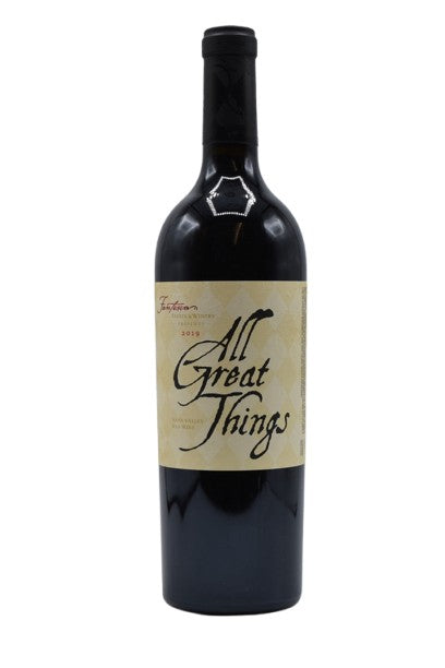 2019 Fantesca Estate Winery, All Great Things "Mercy," Napa 750ml